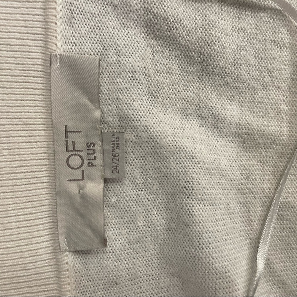 Loft Open Cardigan Plus Size - Picture 2 of 3